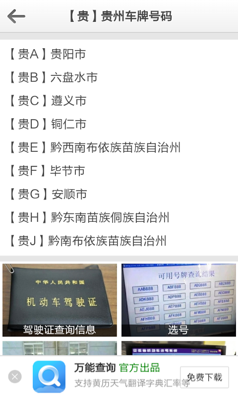 车牌查询_截图4