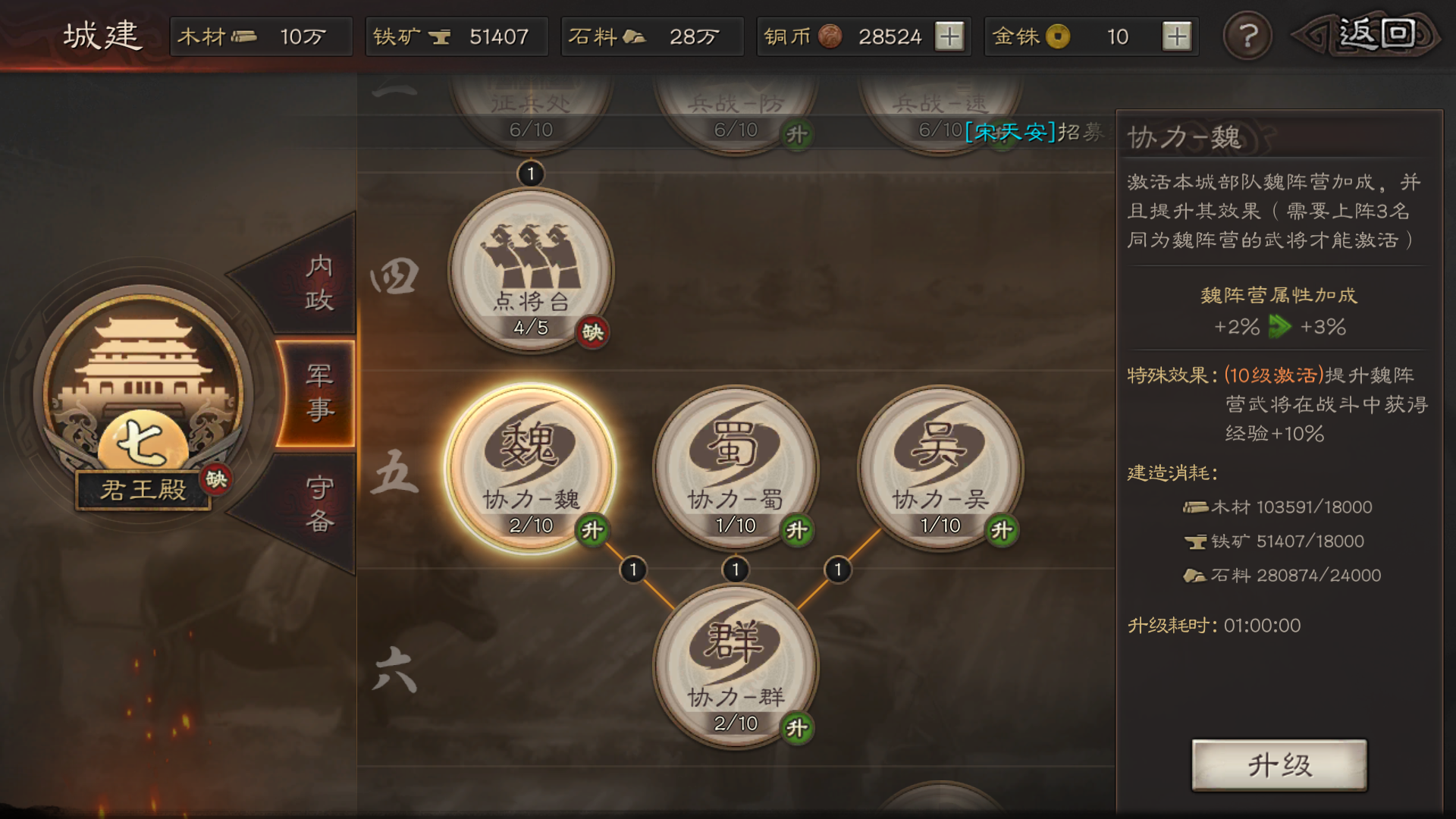 三国志战略版开局问题四种主公奖励有哪些
