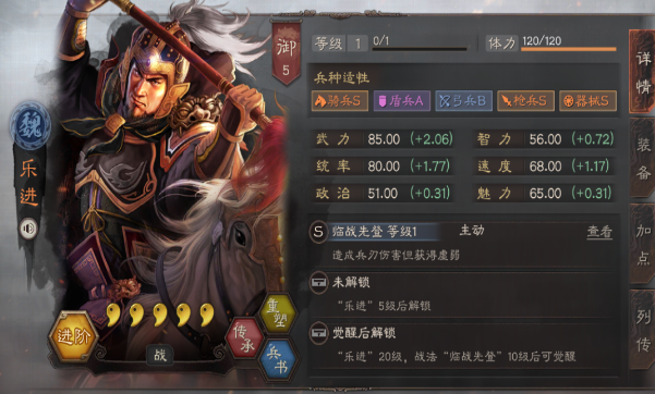 三国志战略版郭淮和乐进厉害吗