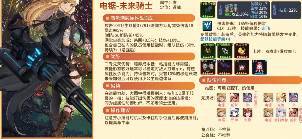 坎公骑冠剑未来骑士强度
