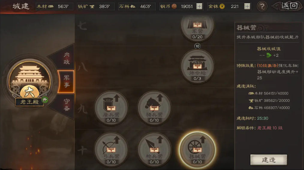 三国志战略版城建怎么找