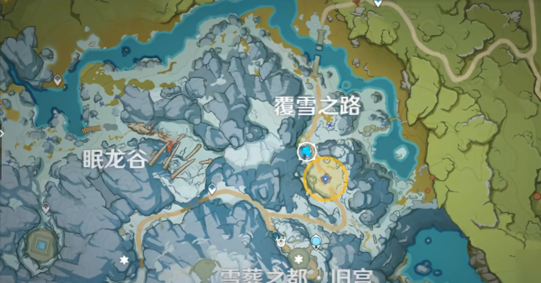 原神雪山西面的山坡怎么进去