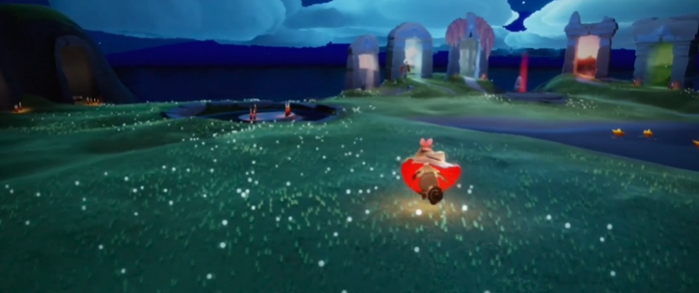 光遇螺旋飞的时候怎么会变垂直