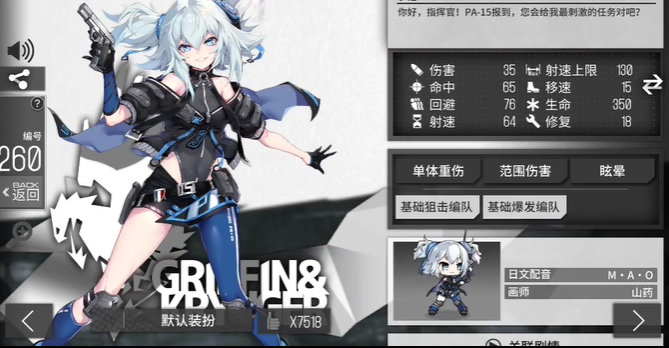 少女前线pa15强度怎么样