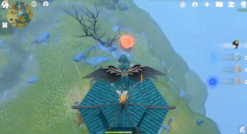 原神虎牢山岩神瞳怎么拿