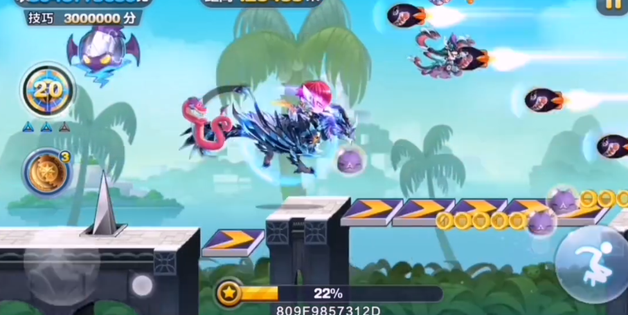 天天酷跑击飞8个怪怎么过