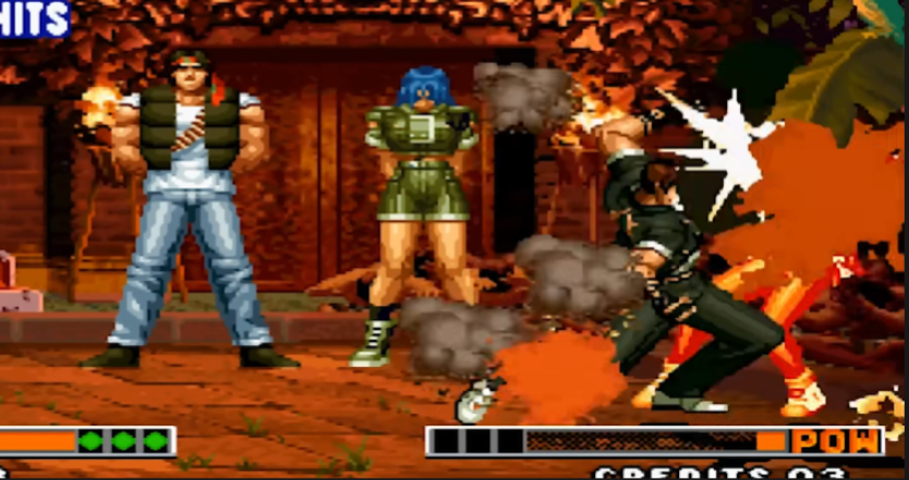 拳皇97里的火神怎么玩