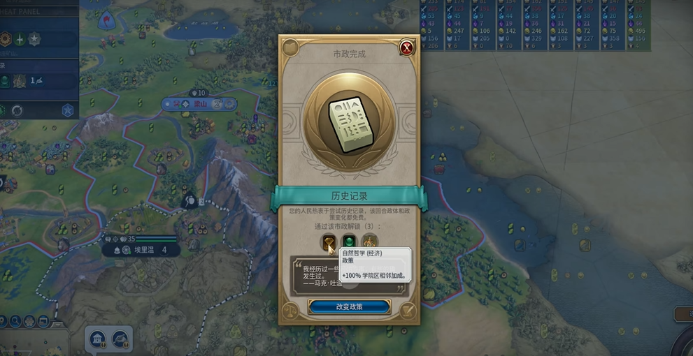 文明6公会市政是什么