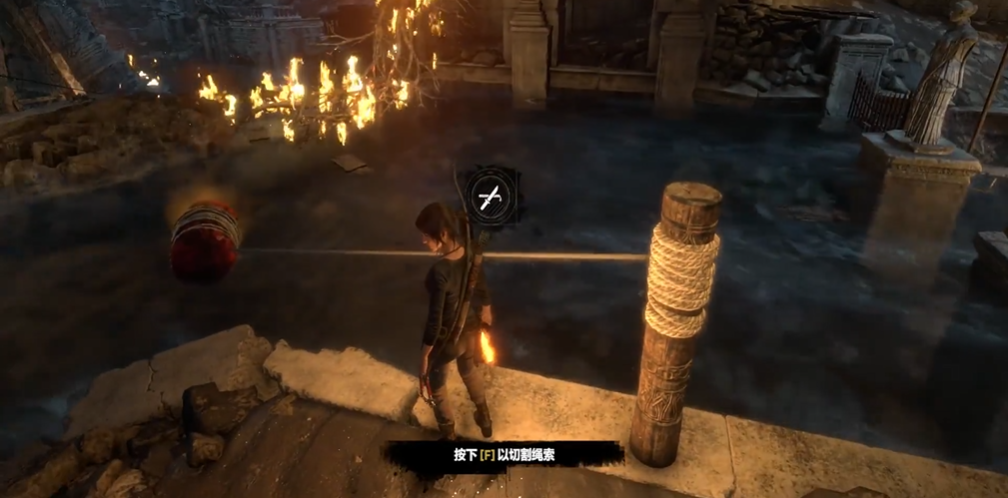 古墓丽影雕像怎么过